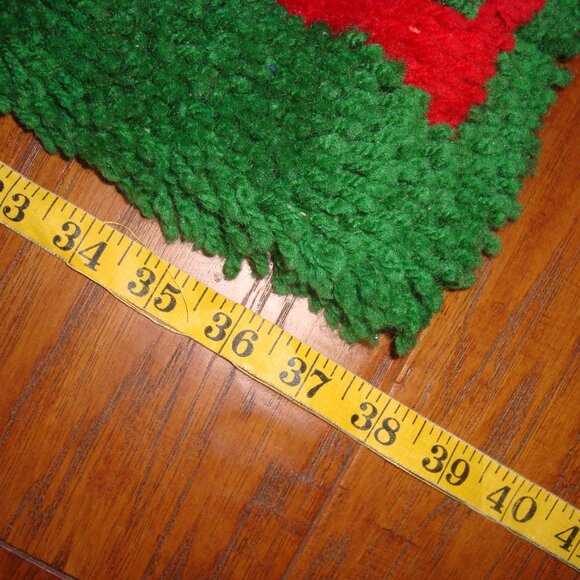 Handmade Christmas Latch Hook Wall Decor Snowmen Noel - Picture 3 of 5